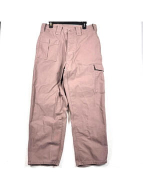 Levis Skateboarding Mens 34x32 Heavy Relaxed Canvas Utility Cargo Pants Mauve